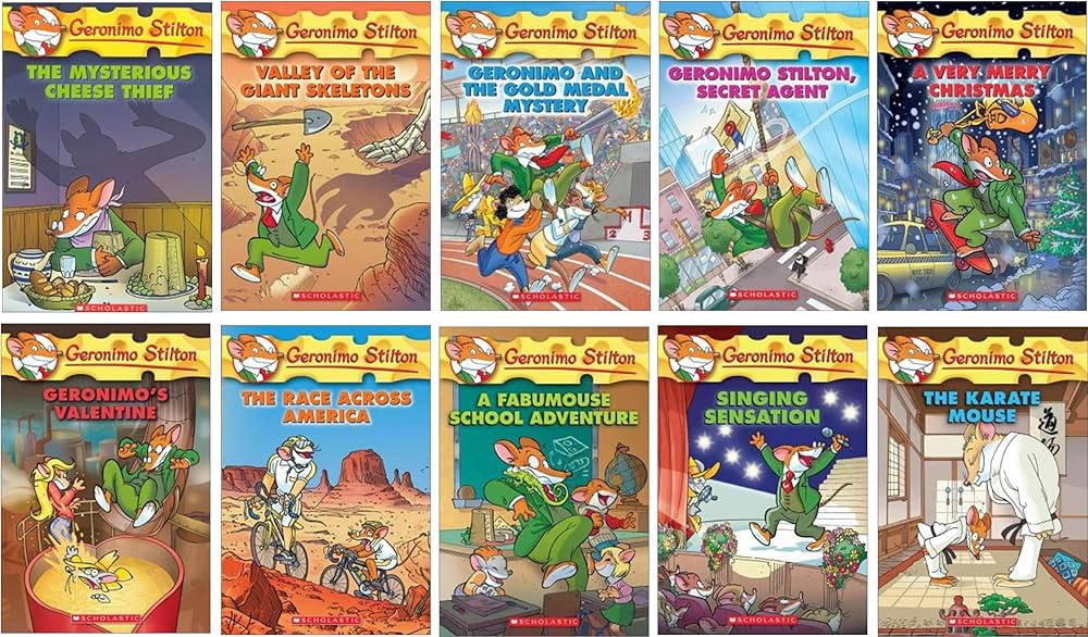 Geronimo Stilton 1-50 Complete Collection Series Set (Books 1-50