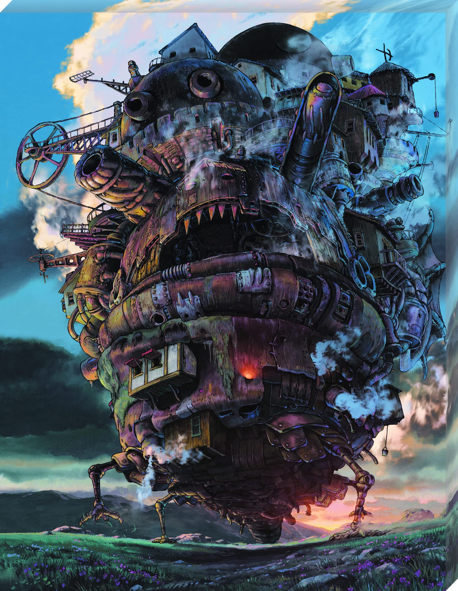 Amazon.com: Ensky - Howl's Moving Castle - Moving Castle - Canvas
