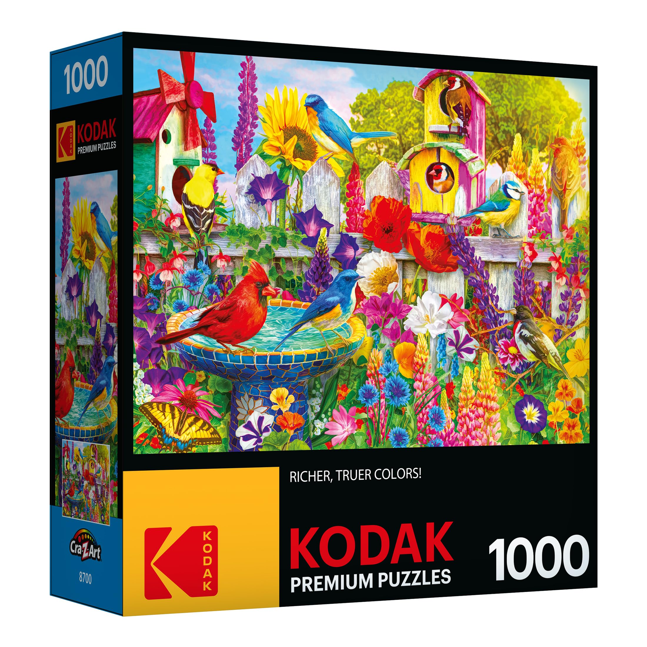 Amazon.com: RoseArt - Kodak Premium - Bird Bath Garden - 1000