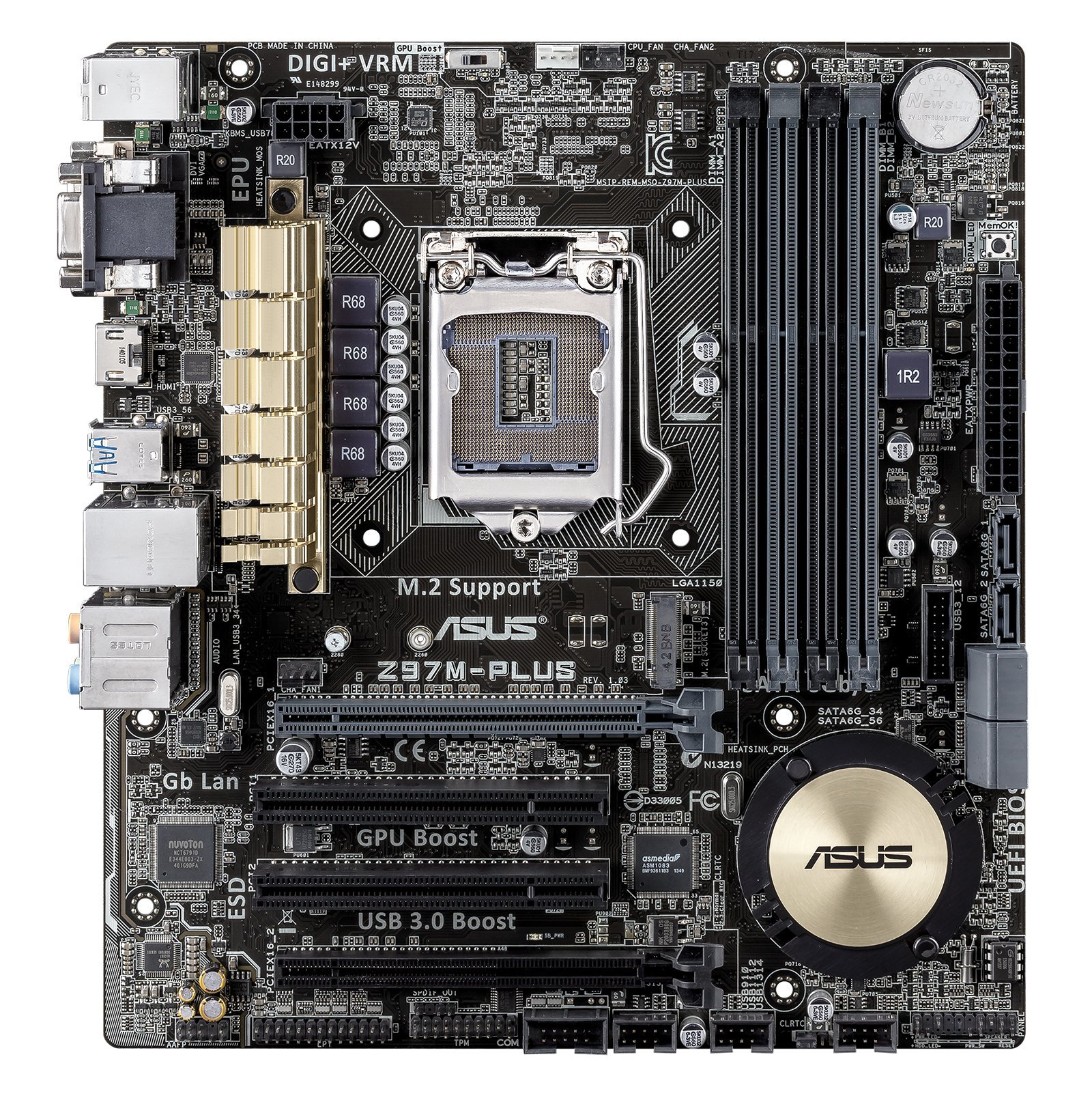 Amazon | ASUSTek社製 Z97チップセット搭載 MicroATXマザーボード Z97M