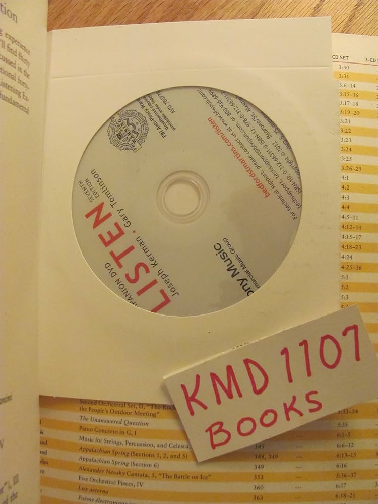 Listen: Kerman, Joseph, Tomlinson, Gary: 9780312593476: Amazon.com