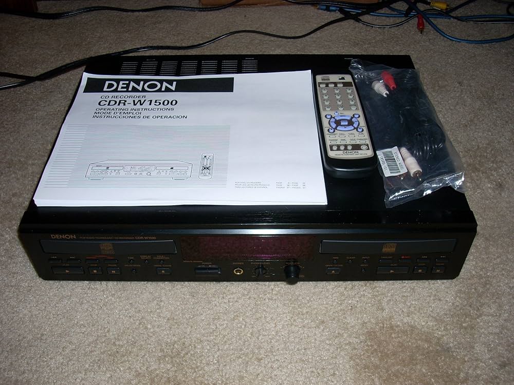 Denon CDR W1500 - CD player / CD recorder : Amazon.co.uk: Musical