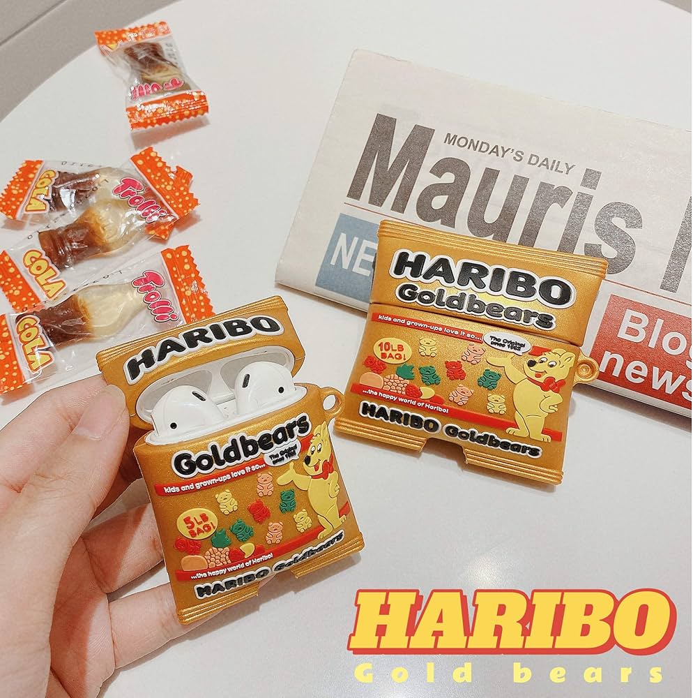 FooHOOK Cute Airpod Case, 3D Cartoon Funny Protection Case