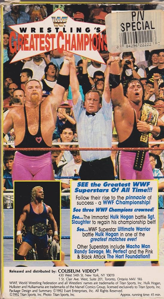 Amazon.com: WWF: Wrestling's Greatest Champions [VHS] : Hulk Hogan