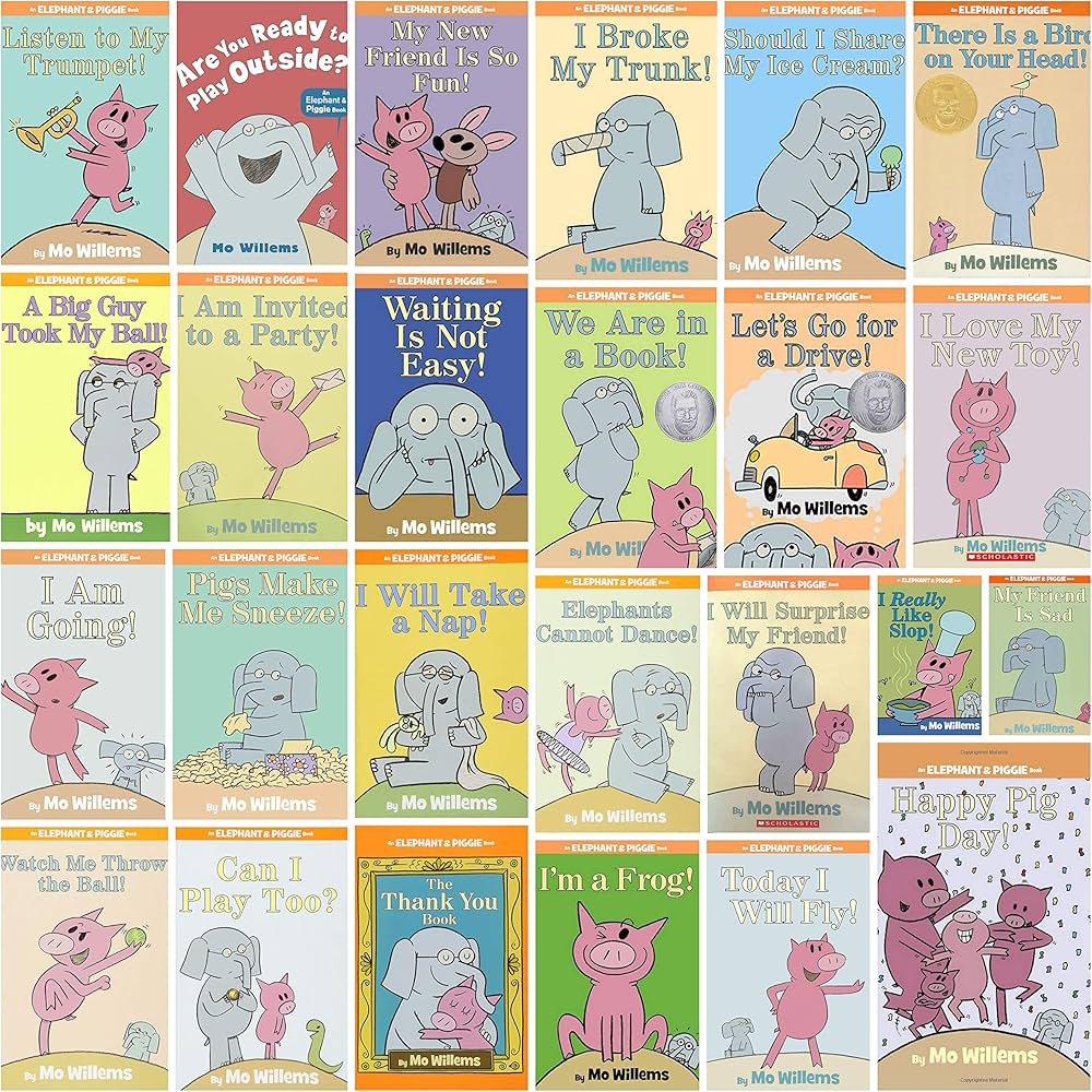 Mo Willems】Elephant & Piggieシリーズ英語原作23冊 ELEPHANT