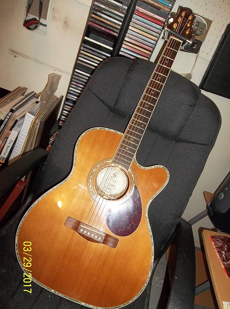 Samick Greg Bennett Design OM8CE Acoustic Guitar, Natural : Amazon