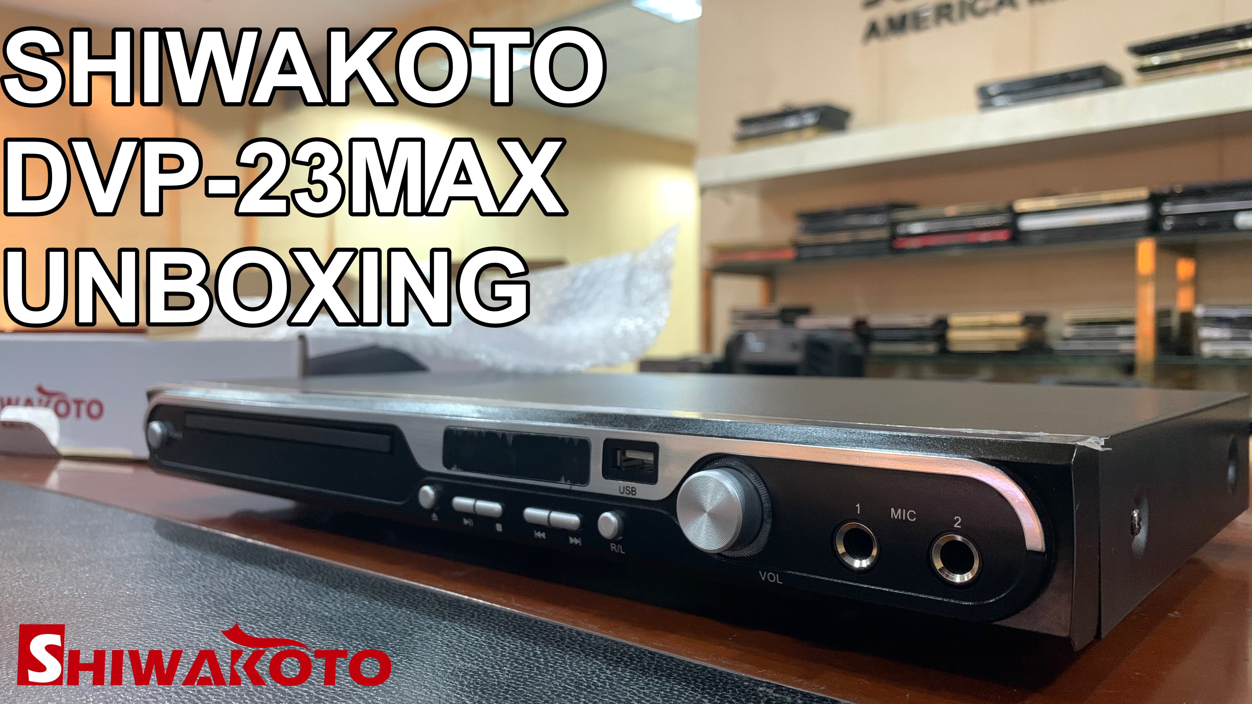 SHIWAKOTO DVD Players for TV with 1080P HDMI, CD Player for Home