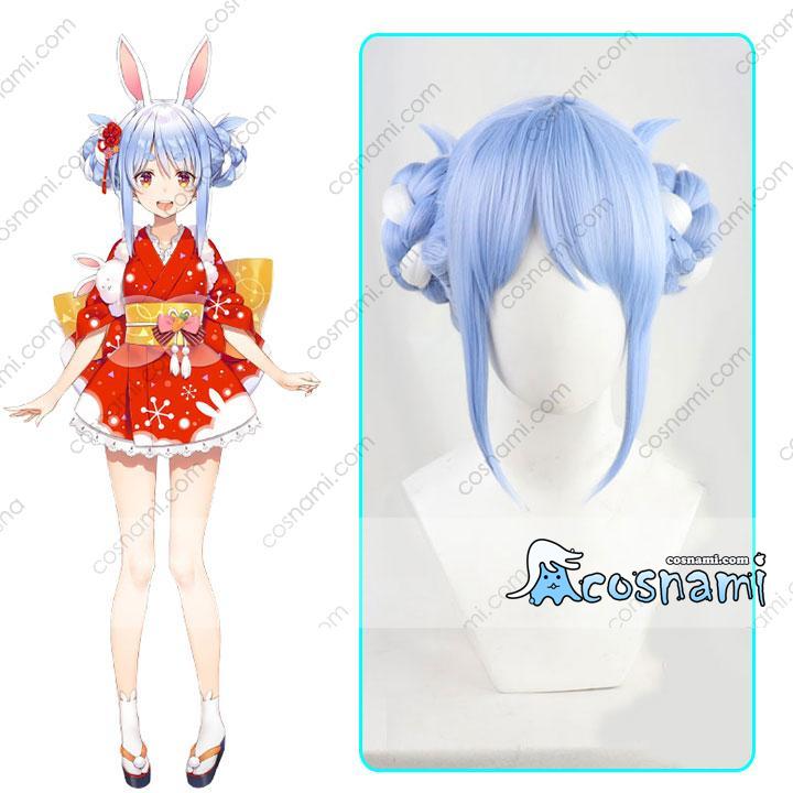 兎田ぺこら VTuber コスプレウィッグ 正月 うさだ ぺこら バーチャル