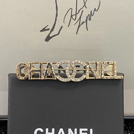 シャネル ブローチ Chanel brooch ゴールドCC パールシャネル
