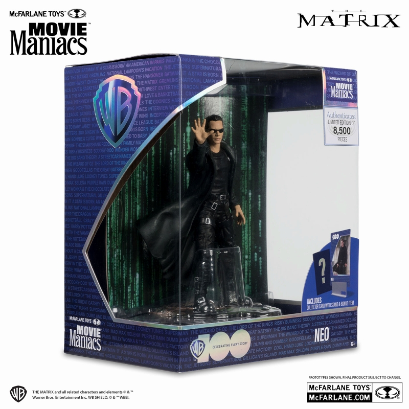 ムービーマニアックス/ マトリックス: ネオ 6インチ ポーズドスタチュー