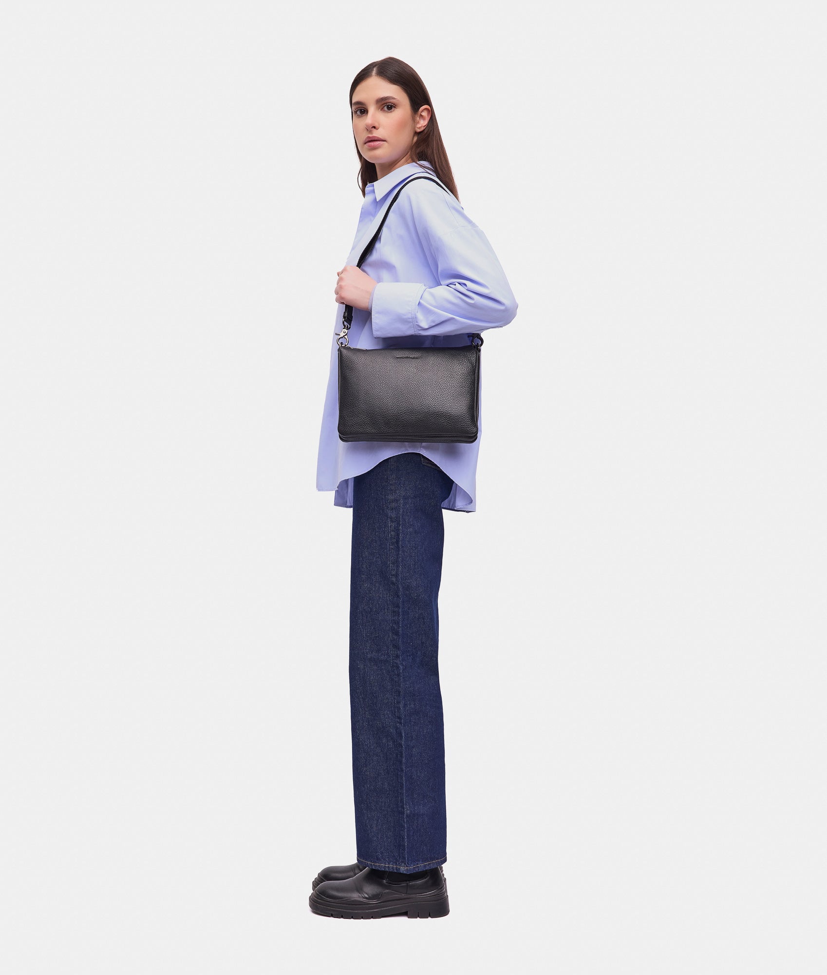 Mellow Leather Crossover Nero - Mandarina Duck