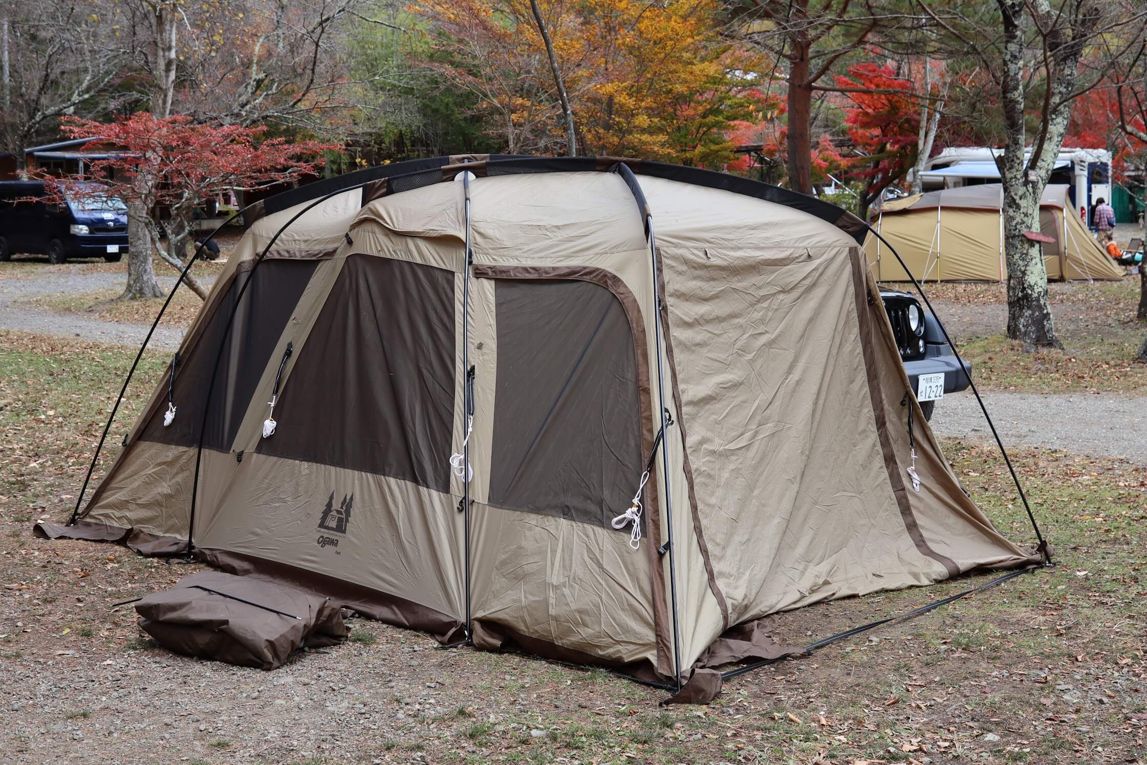 ogawa ファシル レビュー。「全てがちょうど良い」ファミリーテント