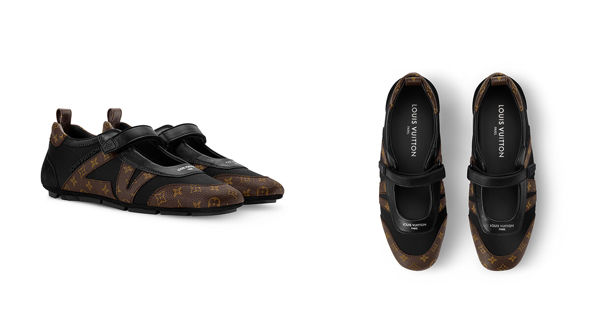 ルイ・ヴィトンからスニーカー×バレエシューズが融合した「LV スニー