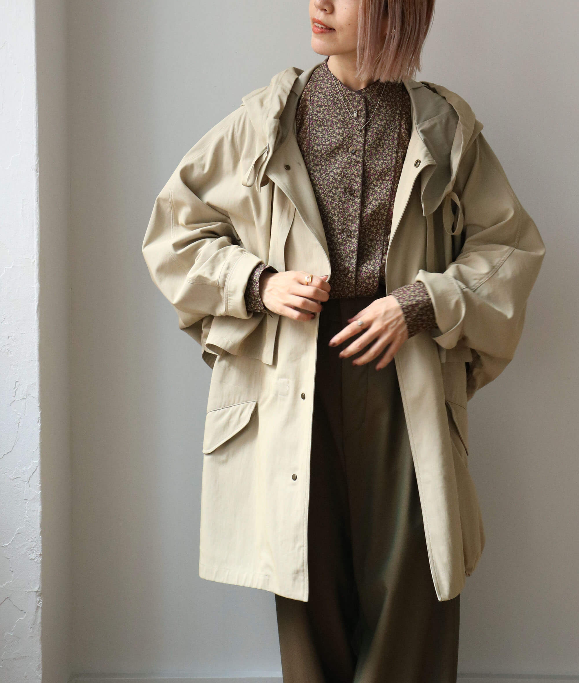 ル アーブルポンチョ」「Le Havre poncho」soutiencollar（ステン