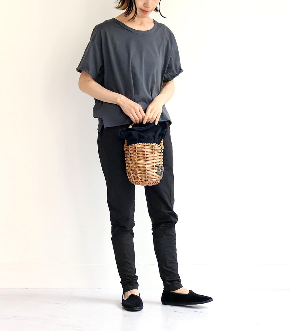 ebagos ブライドル・ウィングラウンドバスケット （ブライドルマグ