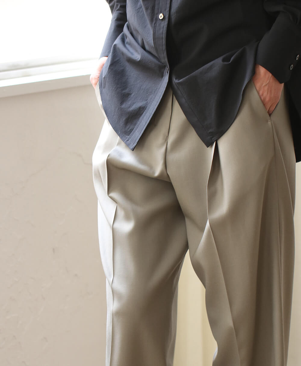 モイスチャーパンツ」「Moisture pants」soutiencollar（ステンカラー