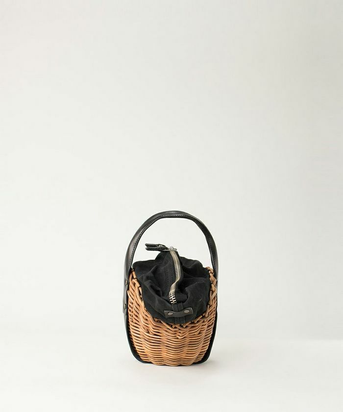 ebagosファスナー付バスケット（ファスナー付き1本手）オイル