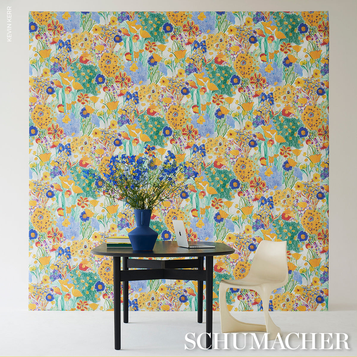 5016420 | Frank'S Garden, Primary - Schumacher Wallpaper