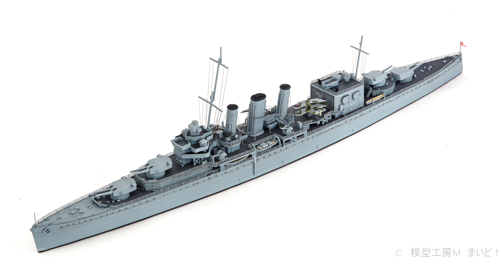 アオシマ 1/700 イギリス重巡洋艦「コーンウォール」完成品 AOSHIMA