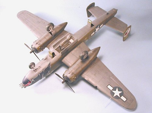 Monogram 1/48 B-25J Mitchell gunship by Tom Cleaver