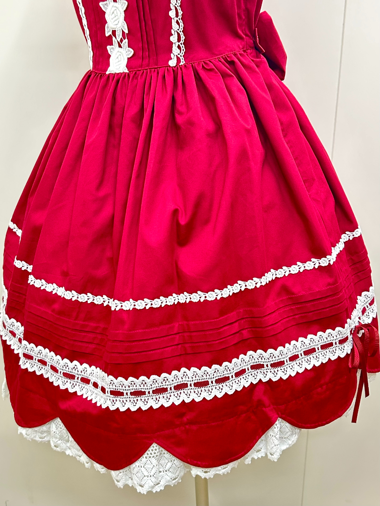 BABY,THE STARS SHINE BRIGHT リボンスカラップジャンパースカート