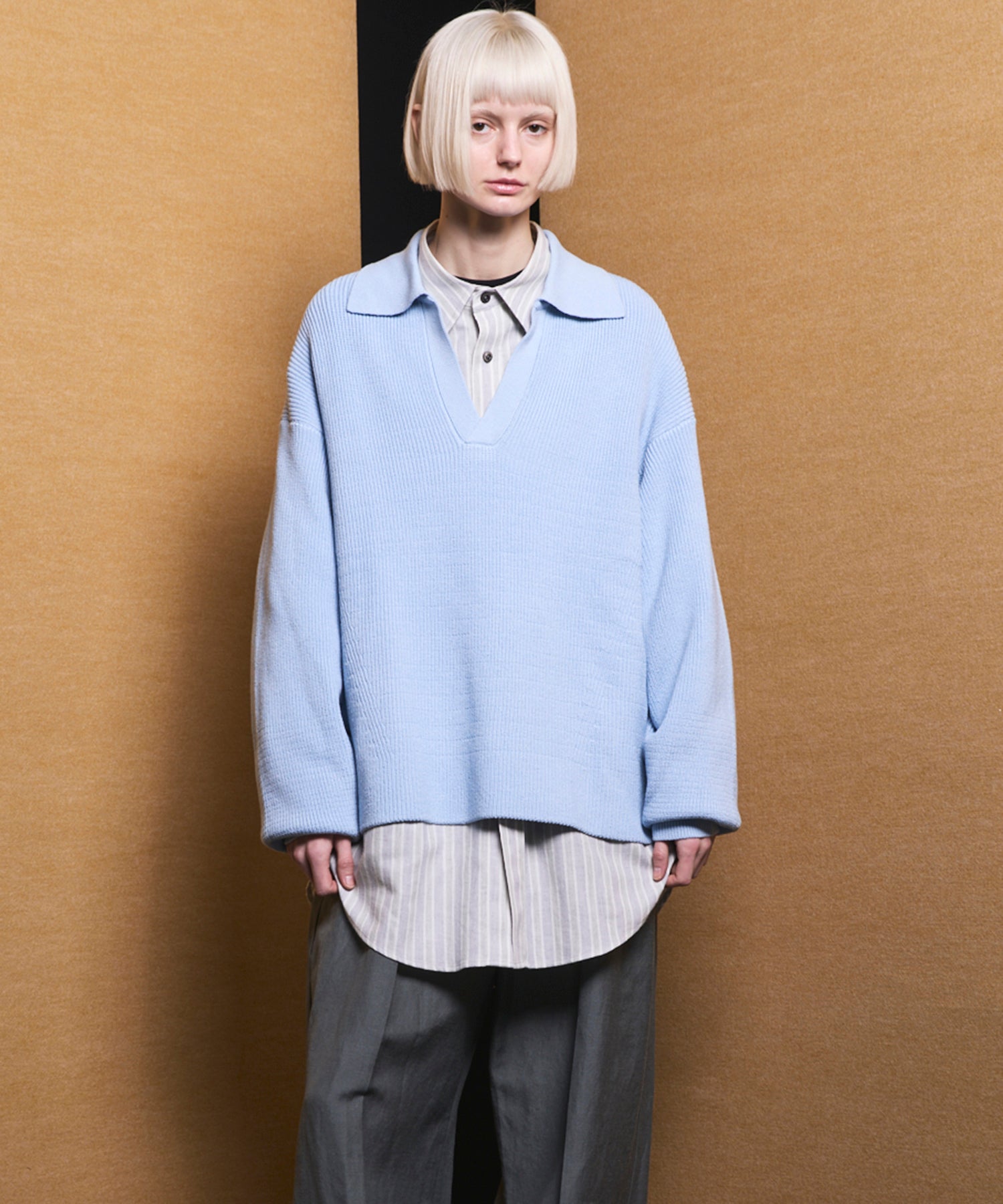 C/A Prime-Over Skipper Knit