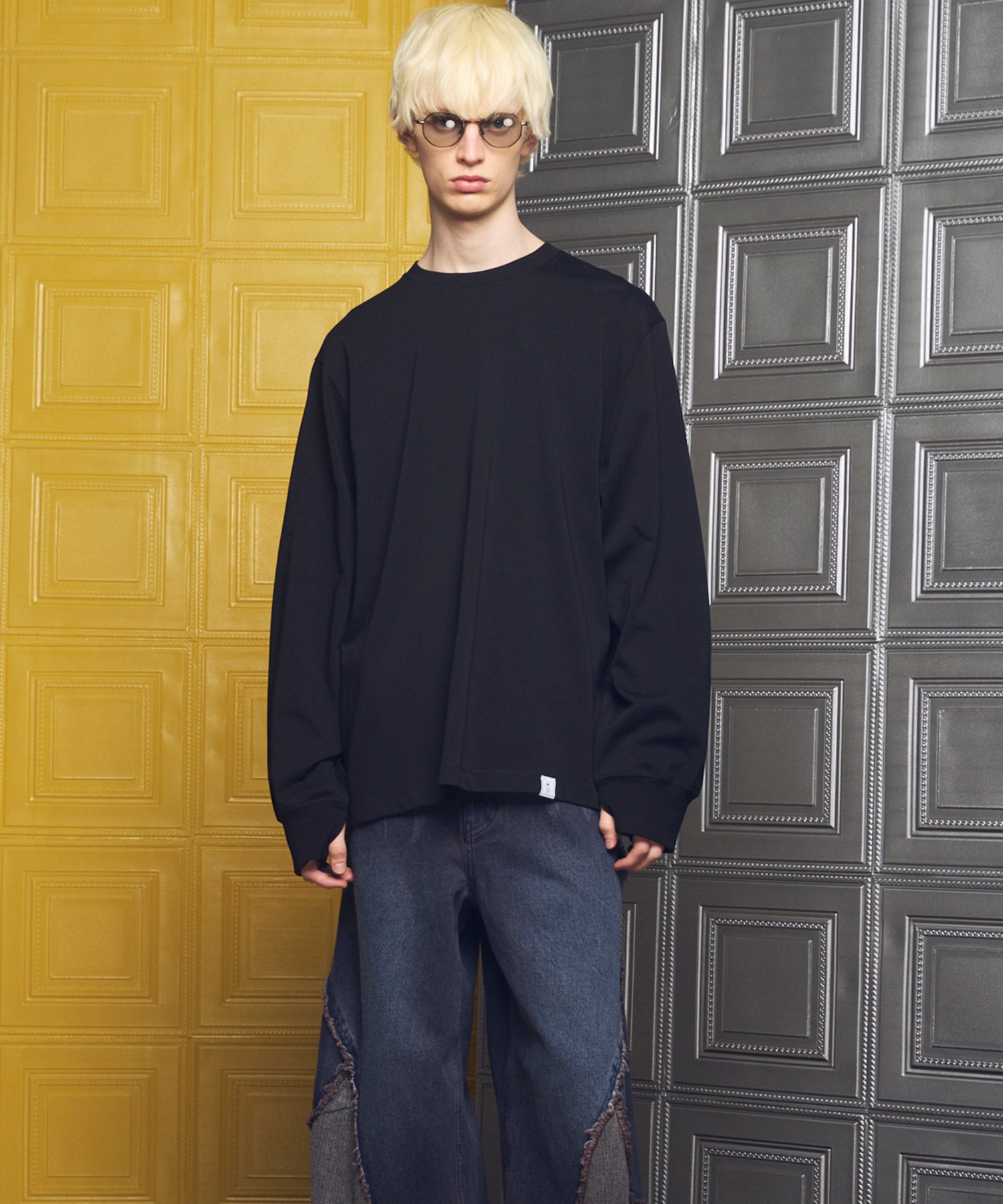 26SS PRE-ORDER】【EX】Prime-Over Cotton Jersey Long Sleeve T-shirt