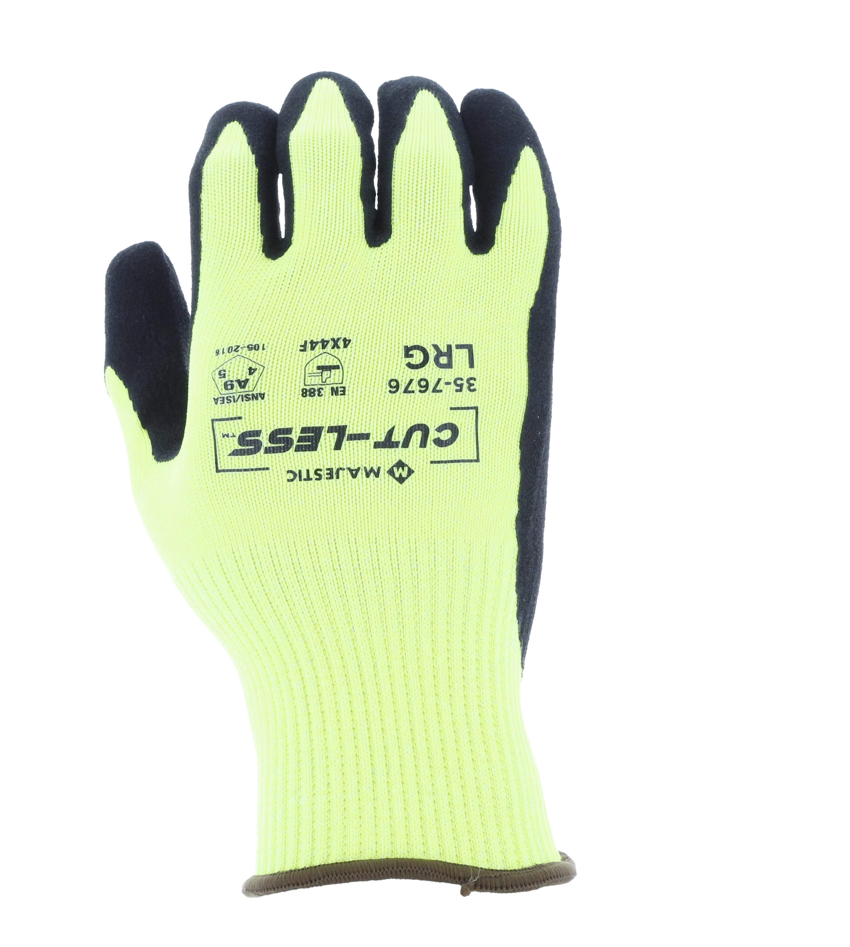 Cut-Less Korplex Glove with Sandy Nitrile Palm, 13g, ANSI A9