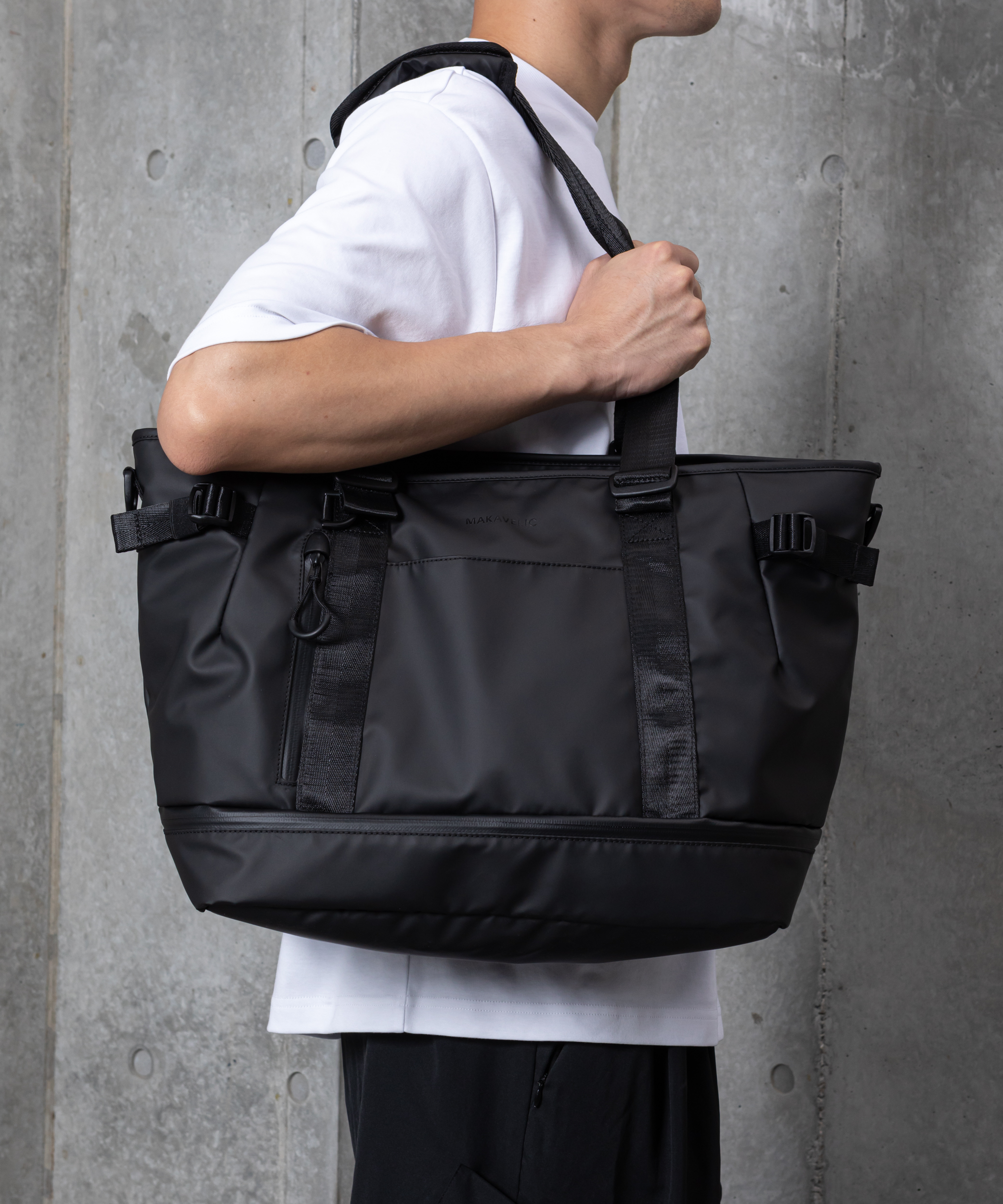 新作・予約商品】HYDRO 2 WAY TOTE BAG商品ページ | MAKAVELIC