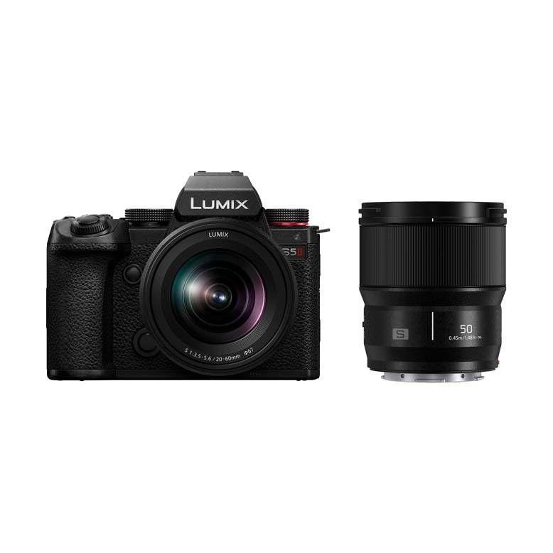 Panasonic LUMIX S5II 標準ズームレンズ・単焦点レンズキット (DC