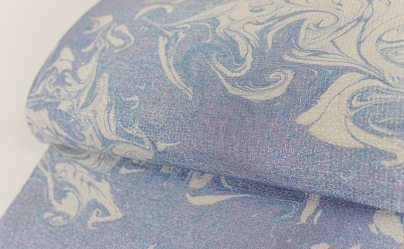 正絹袋帯 田中伝機業 墨流し染 | すべての商品 | 京都西陣 帯の卸し