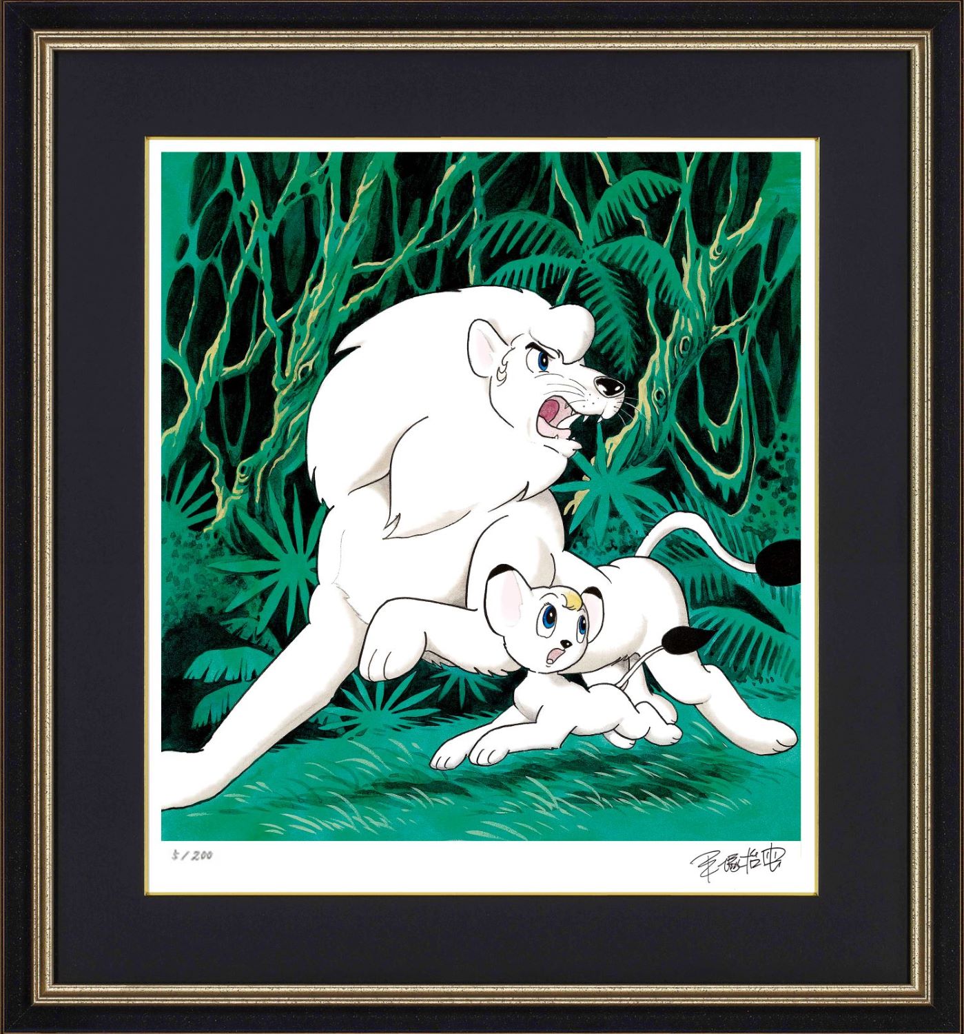 受注生産】限定版画「パンジャとレオ」≪2か月以内に発送