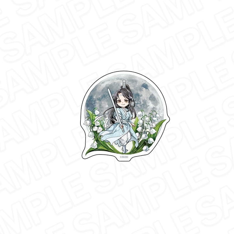魔道祖師公式通販】魔道祖師 ラメアクリルコースター 藍忘機 月下清影