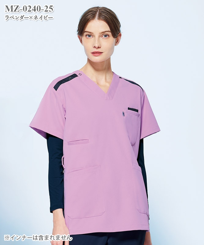 ミズノ男女兼用スクラブ半袖[チトセ製品] MZ-0240｜THS-白衣通販・販売