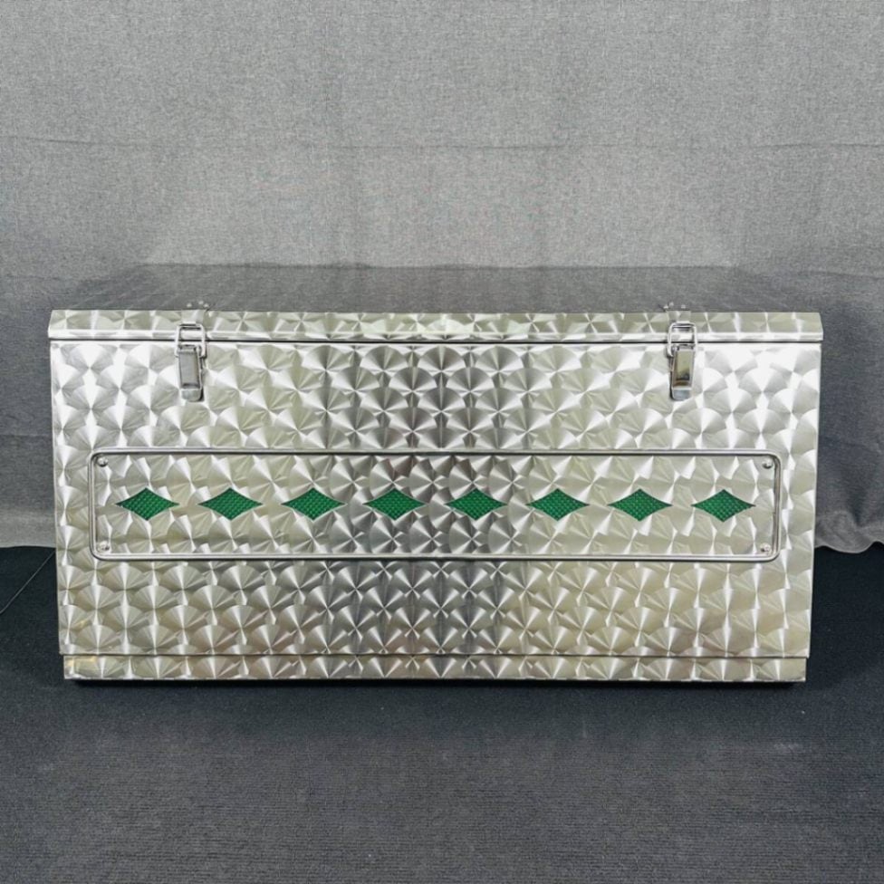 ステンレス製 工具箱 (Bタイプ) 900サイズ 鱗柄 菱アンドン LEDライト