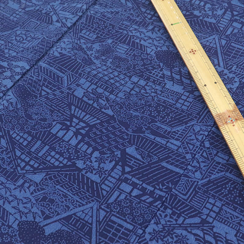 春一番の日に着たい色】【中古】 小紋 小紋着物 レディース 正絹 縮緬