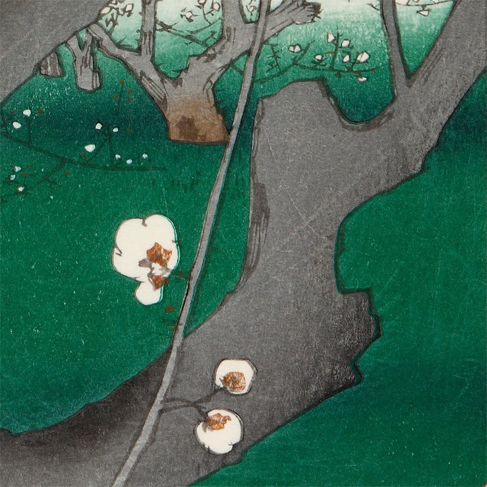 歌川広重「名所江戸百景 亀戸梅屋舗」浮世絵木版画｜浮世絵工房