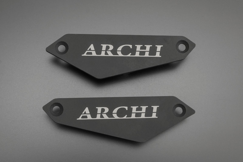 ブラック 純正スライダー用プレート ver.ARCHI Z900RS/CAFE | ARCHI