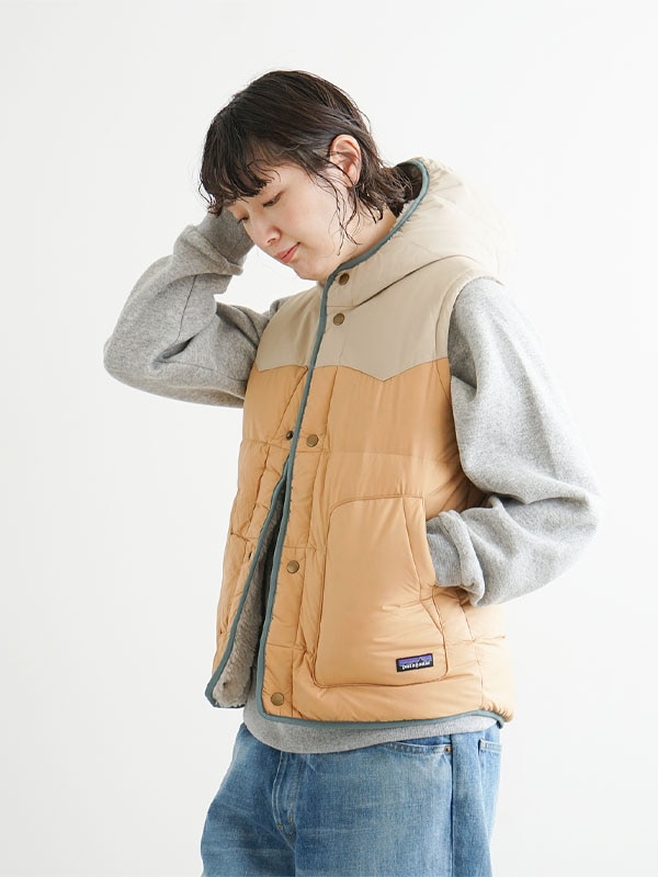 68320]Patagonia(パタゴニア)K'S REVERSIBLE BIVY HOODY VEST/キッズ