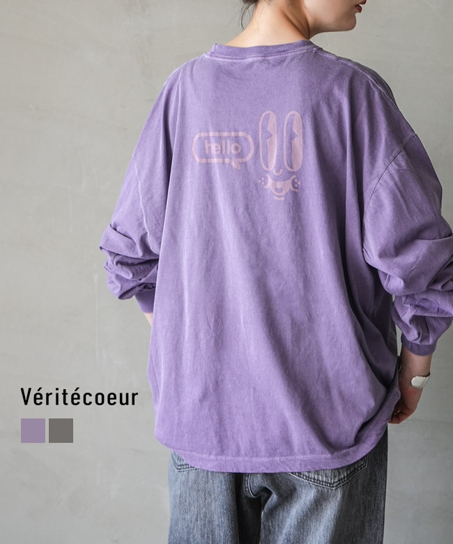 VCC-503]Veritecoeur(ヴェリテクール) PRINT L/S TEE プリントロング