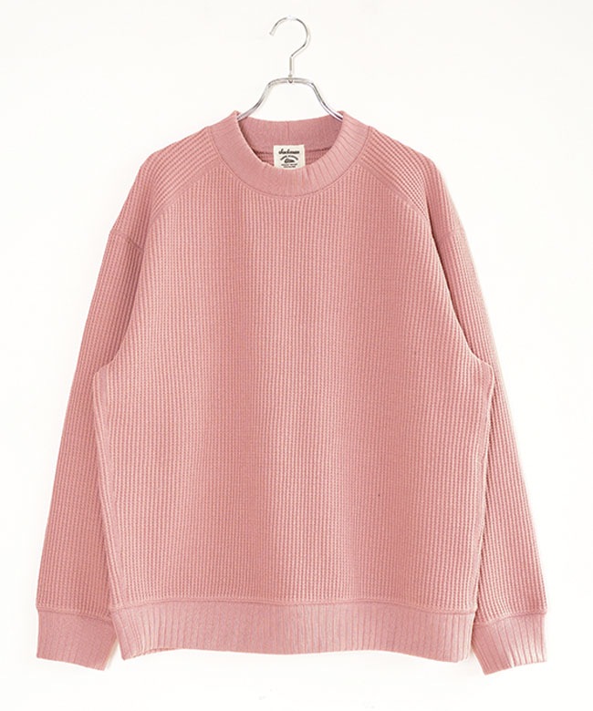JM7607]Jackman(ジャックマン) Waffle Midneck ワッフルミッドネック