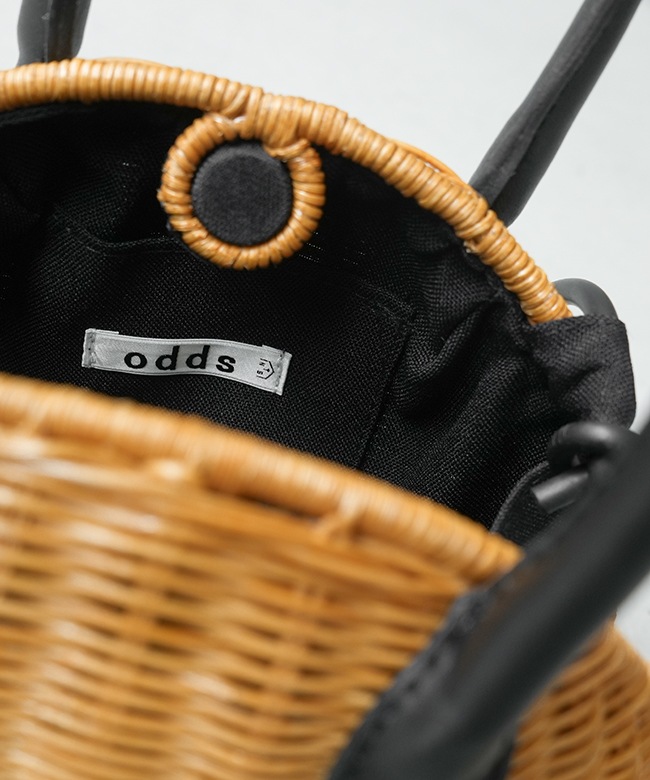 od241-0616]odds(オッズ)MINI WIKKER BAG ミニウィッカーバッグ かご