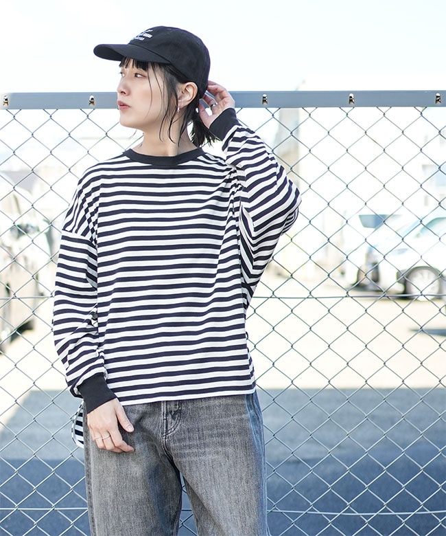 25SMSCU04]THE SHINZONE(ザ シンゾーン) フレンチストライプロング