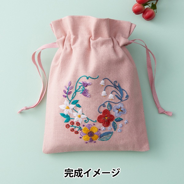 刺しゅうキット 『フラワーガーデン ブルーミングフラワー 202』 戸塚