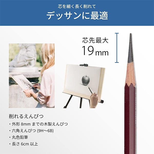 文房具 『デッサンメイト えんぴつけずりき PSL124』 アスカ 画材