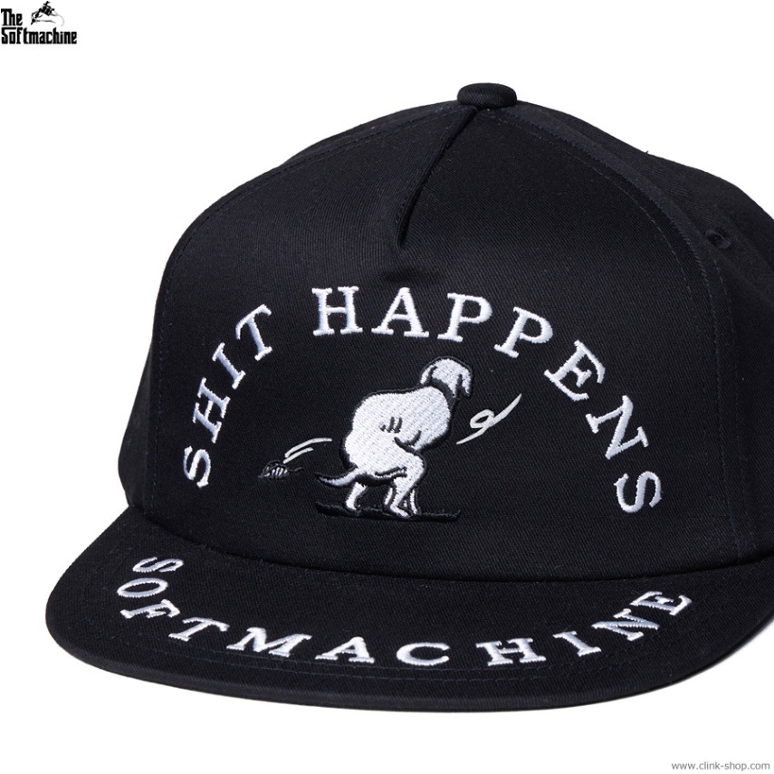 CLINK｜SOFTMACHINE SHIT HAPPENS CAP (BLACK)｜東京・吉祥寺