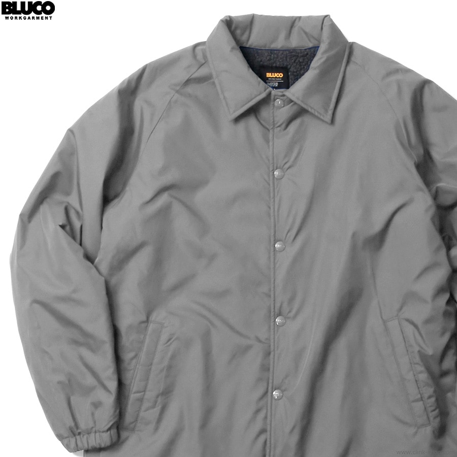 CLINK｜BLUCO NYLON COACH JACKET -BOA LINING- (CHARCOAL) [147-31
