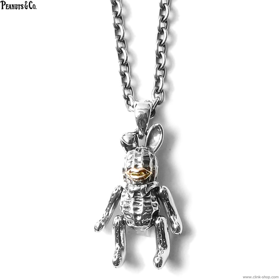 CLINK｜PEANUTS & CO. TEDDY BUNNYPEANUTS + CHAIN 60cm ROUND (SILVER