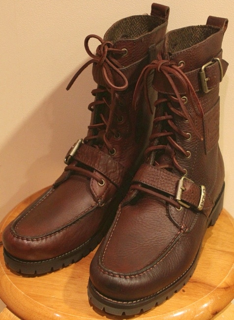 ラルフローレン / Ralph Lauren 「Radbourne」 レザー ロング ブーツ