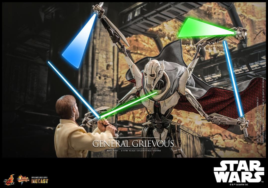 ホットトイズ 1/6 スター・ウォーズ シスの復讐 グリーヴァス将軍